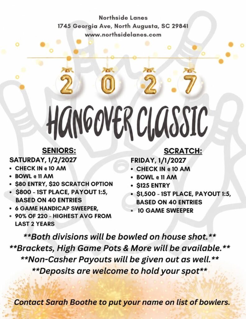 2027 Hangover Classic flyer